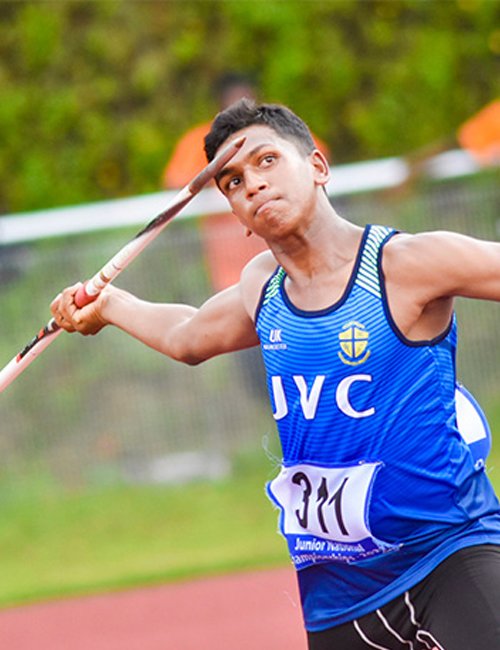 U16 boys athlete